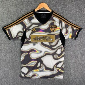 FC Dallas Soccer Jersey Men Medium Adidas MLS Playera Futbol